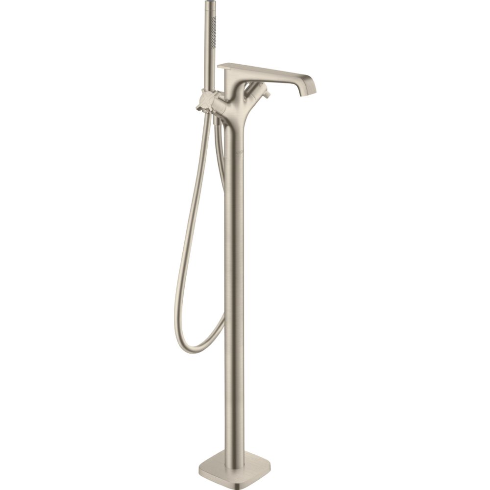 Термостат для ванны Axor Citterio E, напольный, 36416820, шлифованный никель