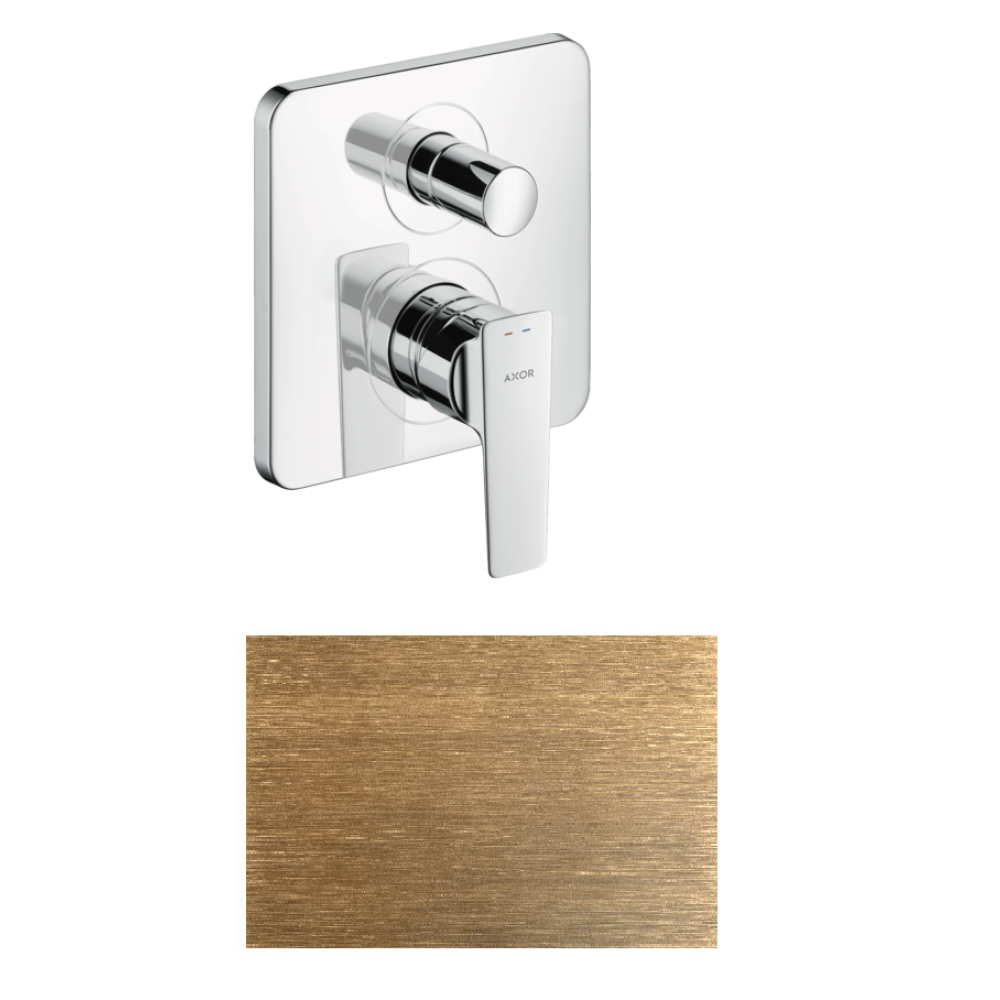 Смеситель для ванны Axor Citterio E, однорычажный, скрытого монтажа