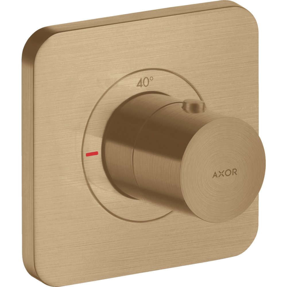 Термостат Axor Citterio E, 120/120, скрытого монтажа, 36702140, шлифованная бронза