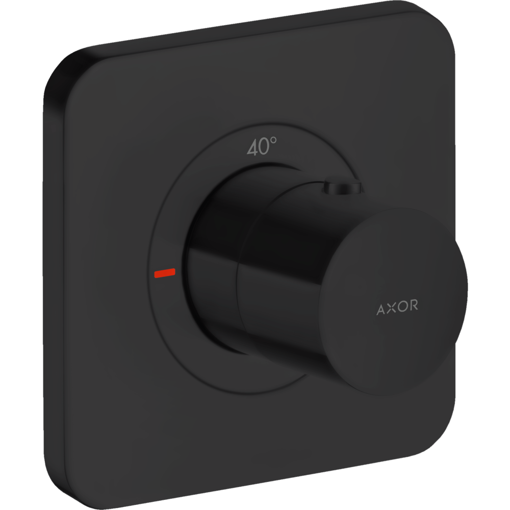 Термостат Axor Citterio E, Trio/Quattro 120/120, скрытого монтажа, 36702670, матовый черный