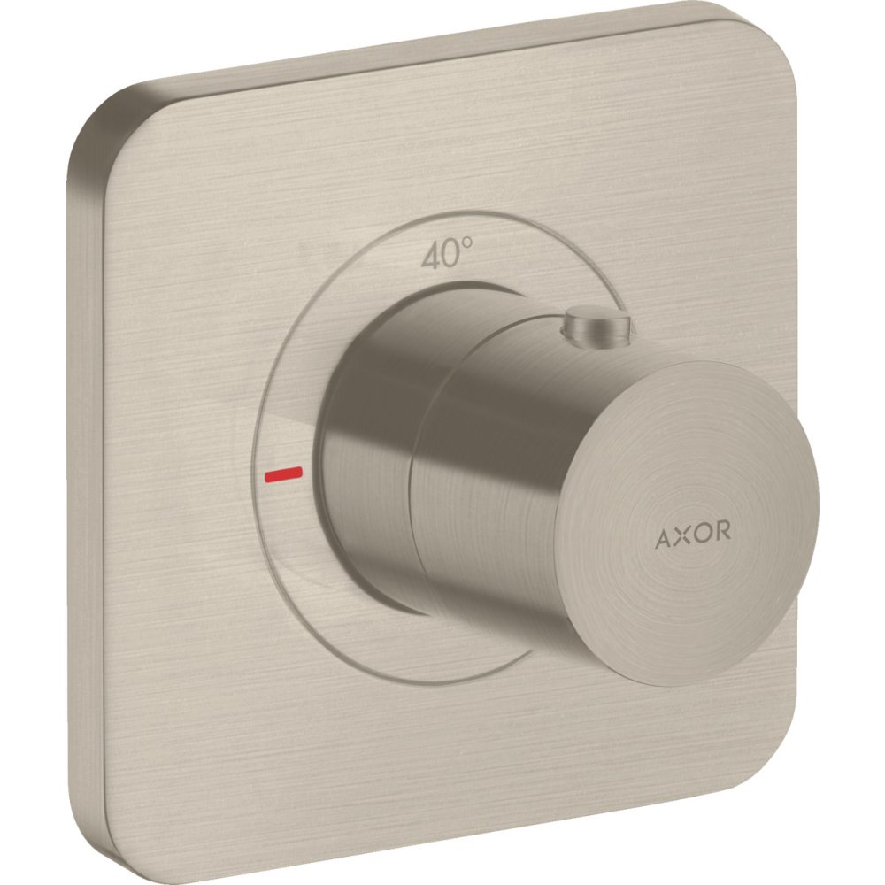 Термостат Axor Citterio E, 120/120, скрытого монтажа, 36702820, шлифованный никель
