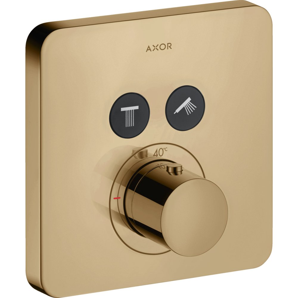 Термостат Axor ShowerSelect, для 2 потребителей, скрытого монтажа, softsquare