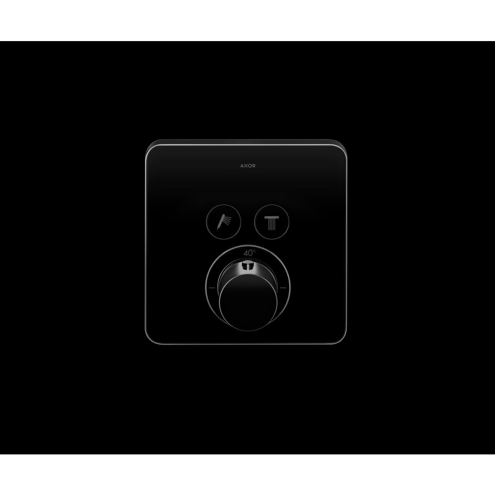 Термостат Axor ShowerSelect, для 2 потребителей, скрытого монтажа, softsquare, 36707140, шлифованная бронза