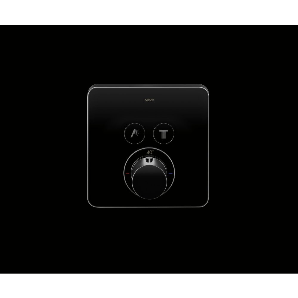 Термостат Axor ShowerSelect, для 2 потребителей, скрытого монтажа, softsquare, 36707990, полированное золото