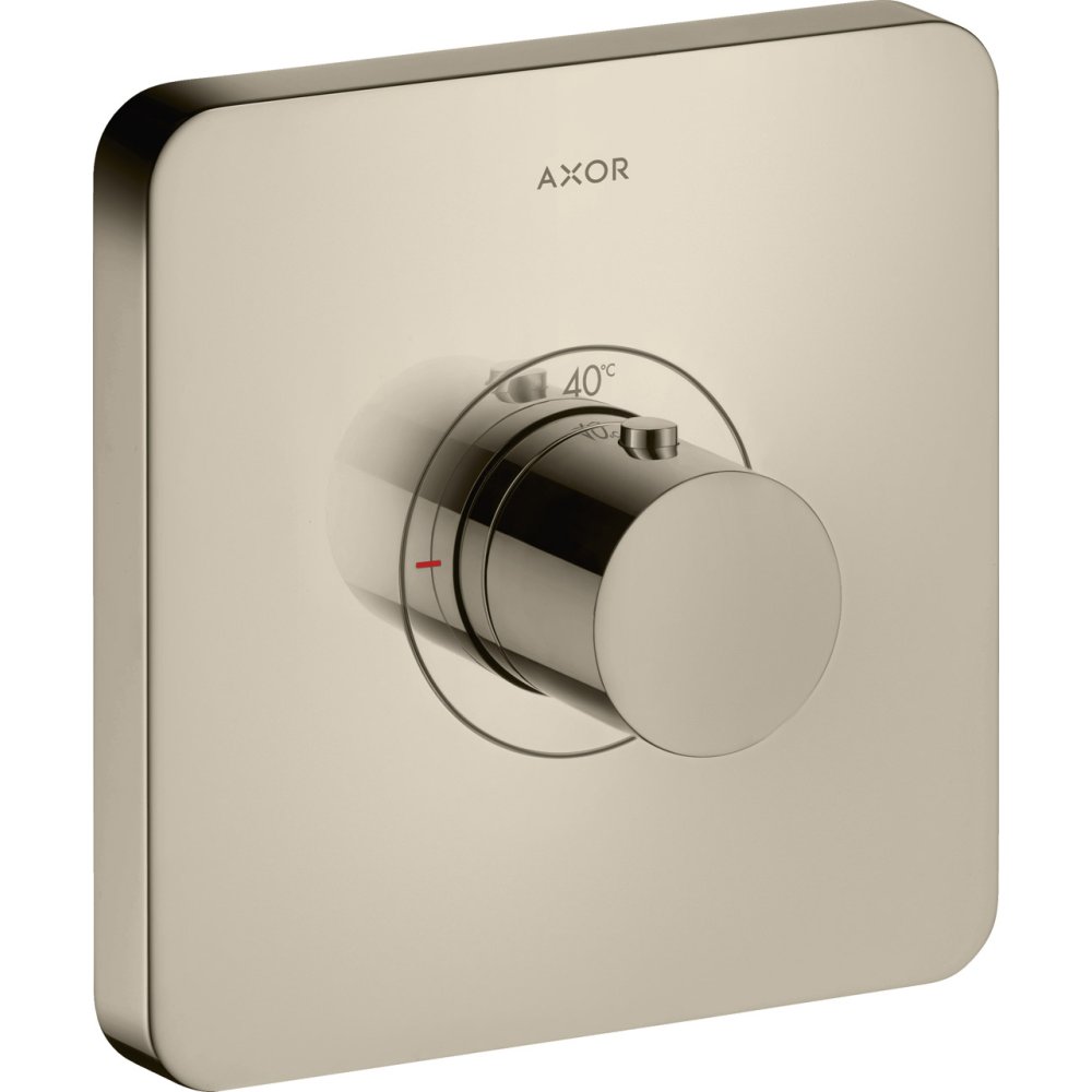 Термостат Highflow Axor ShowerSelect, скрытого монтажа, softsquare, 36711830, полированный никель