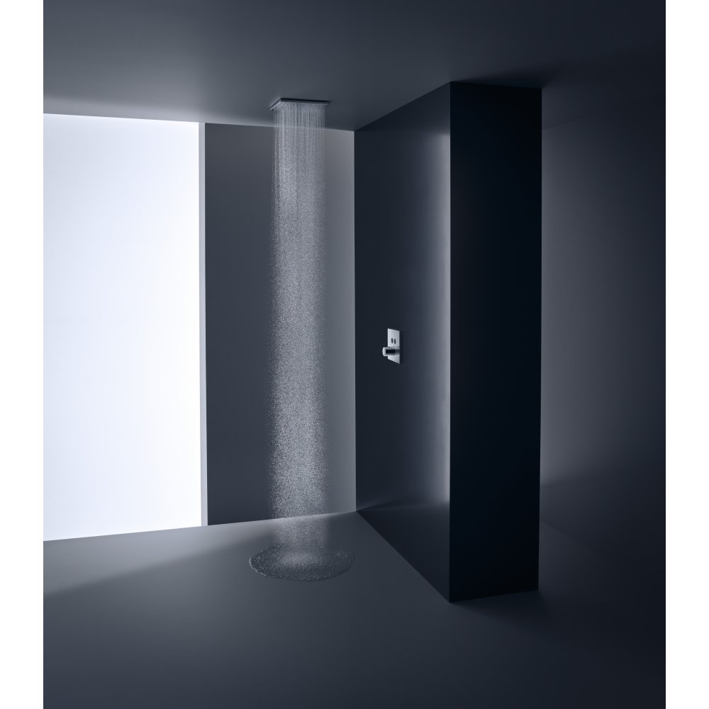 Термостат Axor ShowerSolutions, для 2 потребителей, скрытого монтажа, квадратный, 36715670, матовый черный