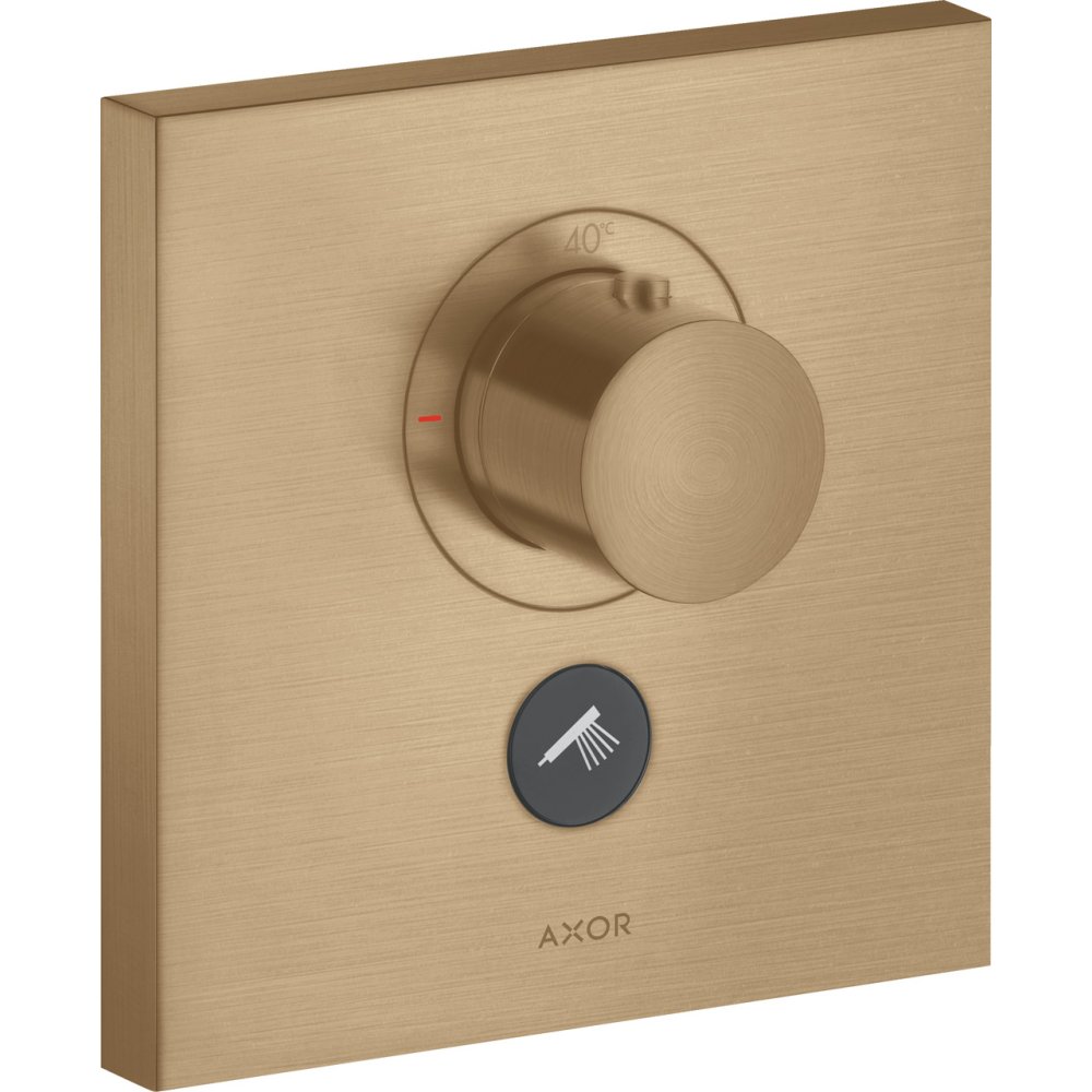 Термостат Highflow Axor ShowerSelect, для 1 потребителя, с клапаном для ручного душа, скрытого монтажа, квадратный