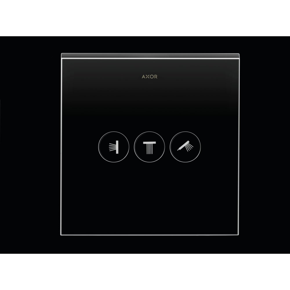 Вентиль Axor ShowerSelect, для 3 потребителей, квадратный, СМ, 36717800, сталь