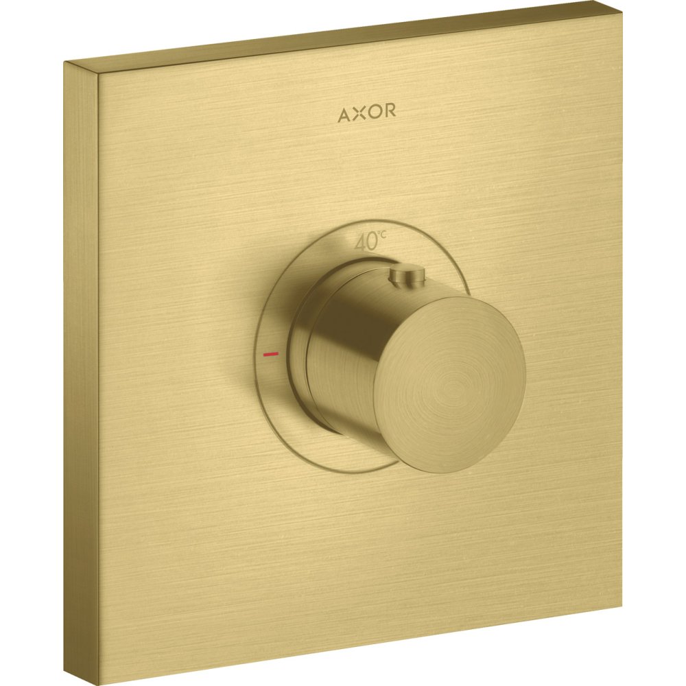 Термостат Highflow Axor ShowerSelect, скрытого монтажа, квадратный, 36718950, шлифованная медь