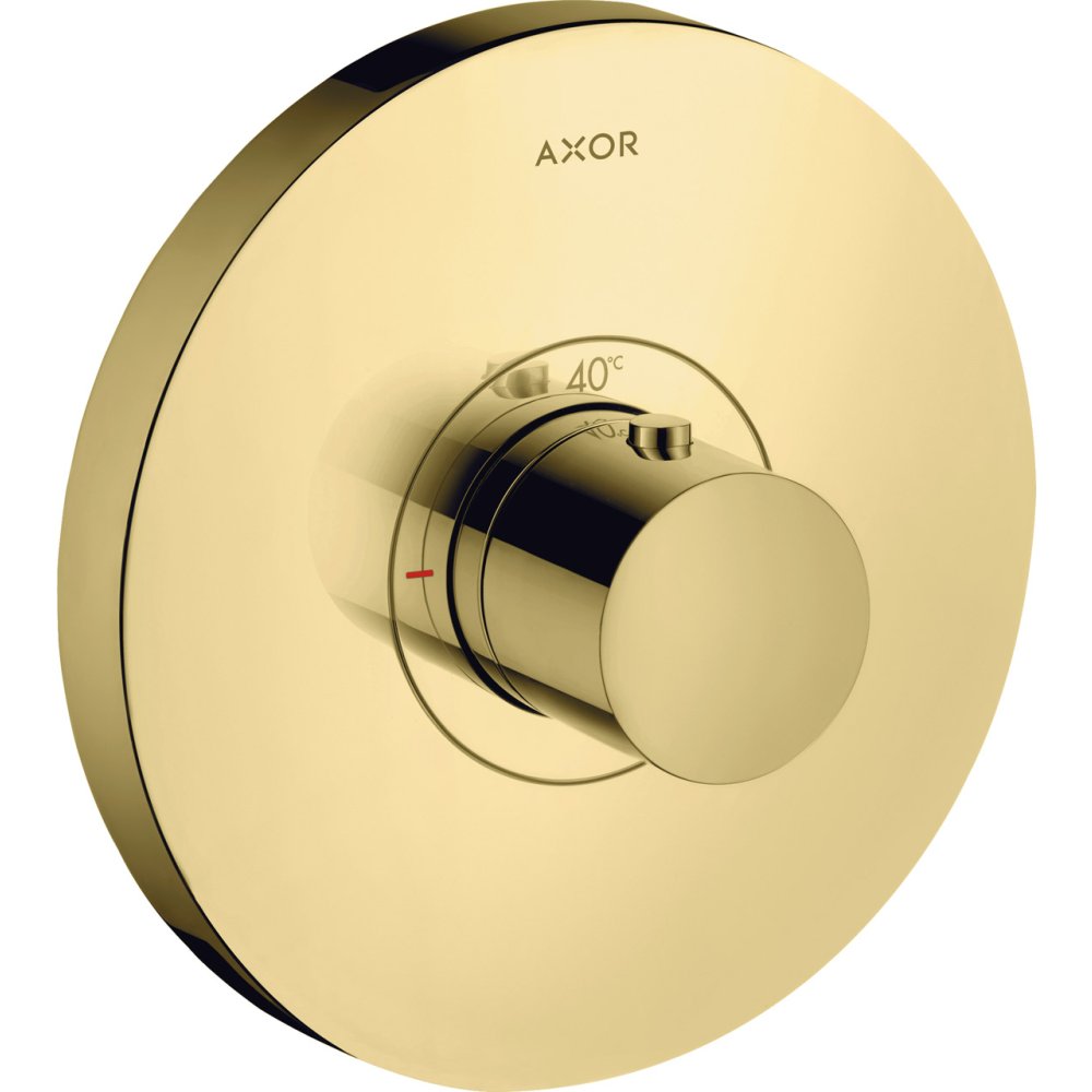 Термостат Highflow Axor ShowerSelect, скрытого монтажа, круглый, 36721930, полированная медь