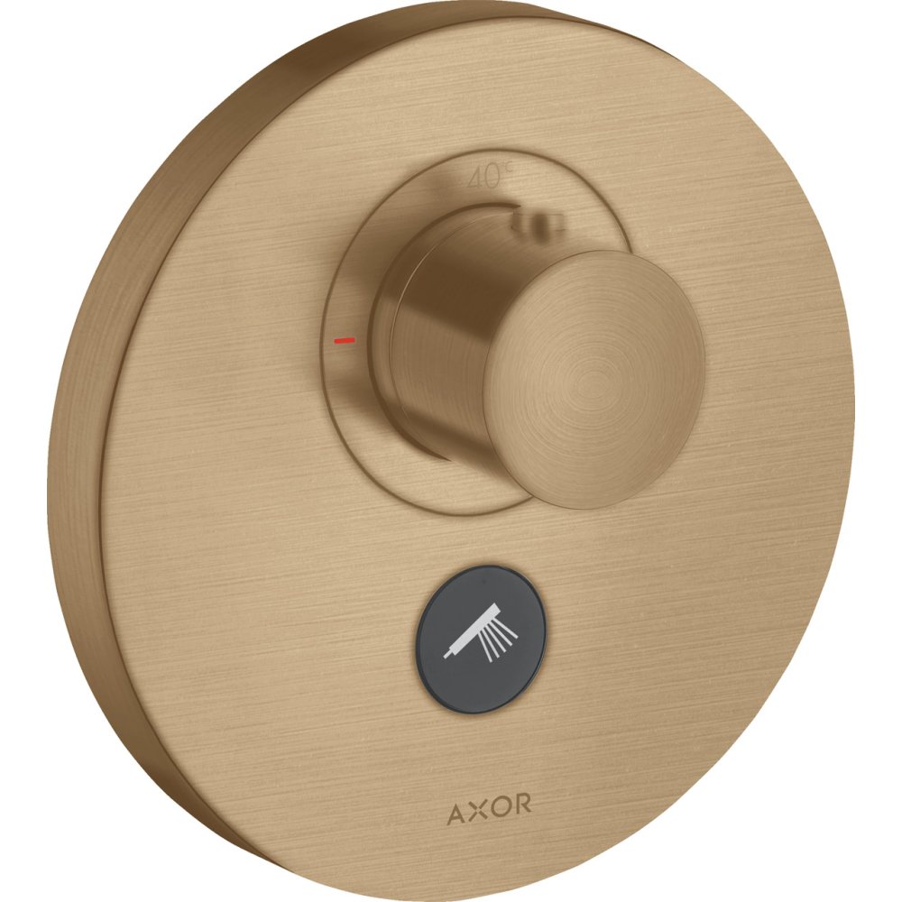 Термостат Highflow Axor ShowerSelect, для 1 потребителя, с клапаном для ручного душа, скрытого монтажа, круглый