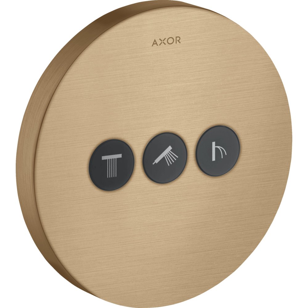 Вентиль Axor ShowerSelect, для 3 потребителей, круглый, СМ