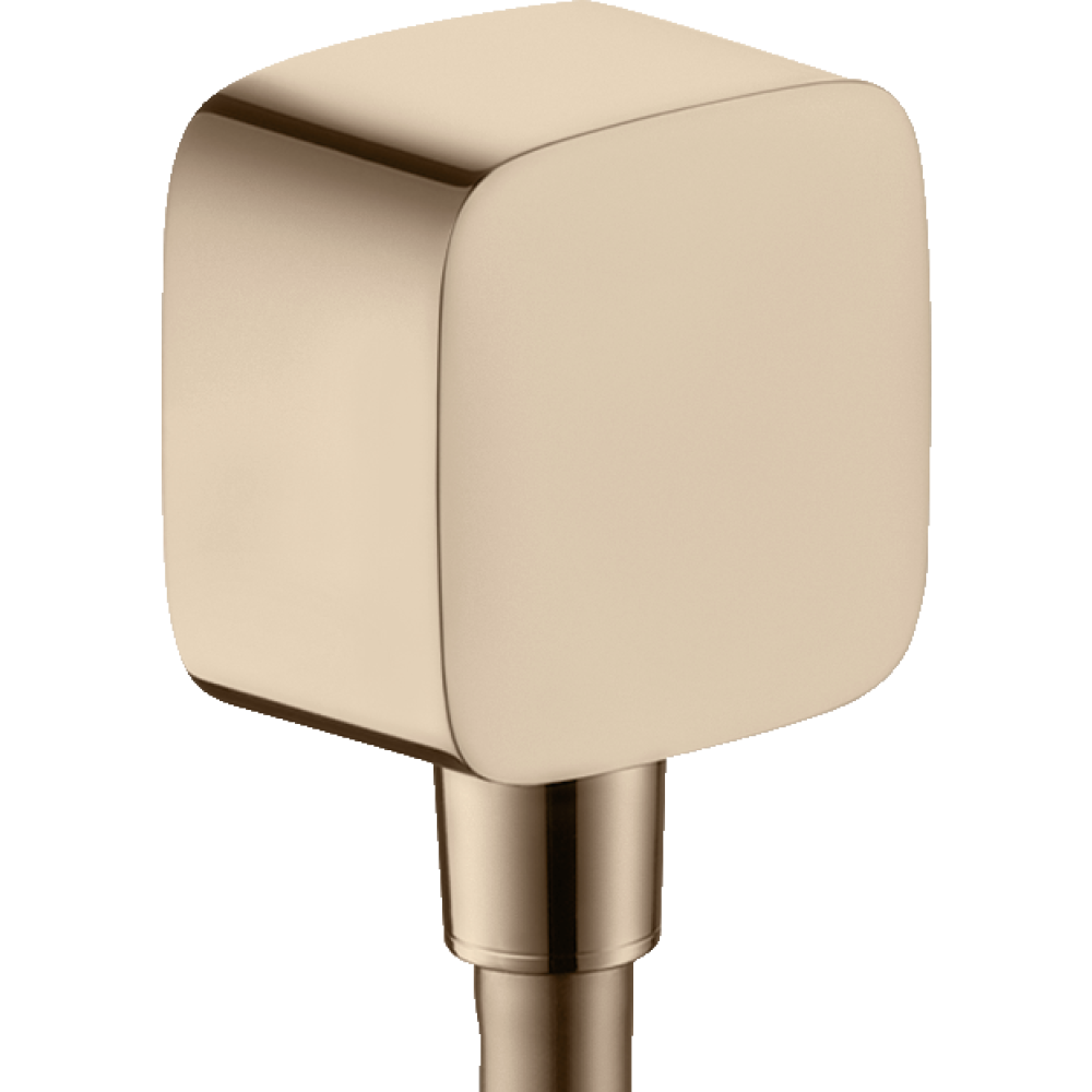 Шланговое подсоединение Axor ShowerSolutions, softsquare, 36731300, полированное красное золото 