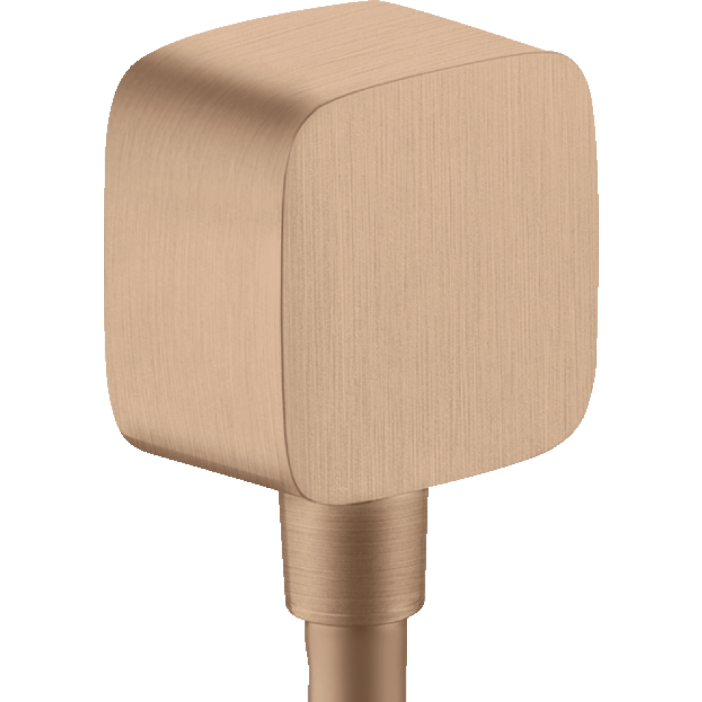 Шланговое подсоединение Axor ShowerSolutions, softsquare, 36731310, шлифованное красное золото