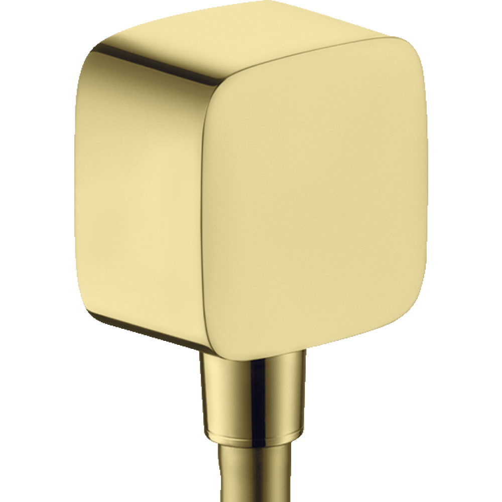 Шланговое подсоединение Axor ShowerSolutions, softsquare, 36731990, полированное золото