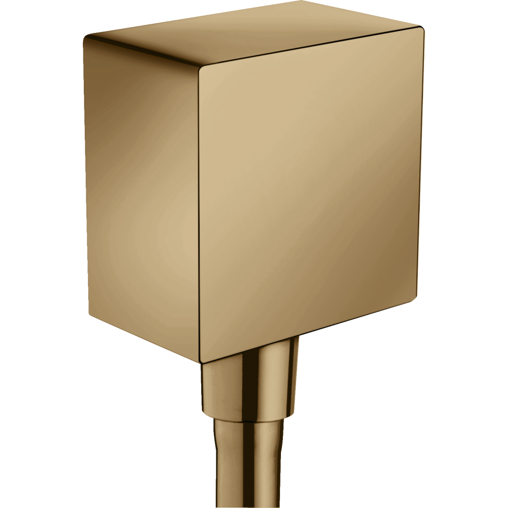Шланговое подсоединение Axor ShowerSolutions, квадратное, 36732130, полированная бронза