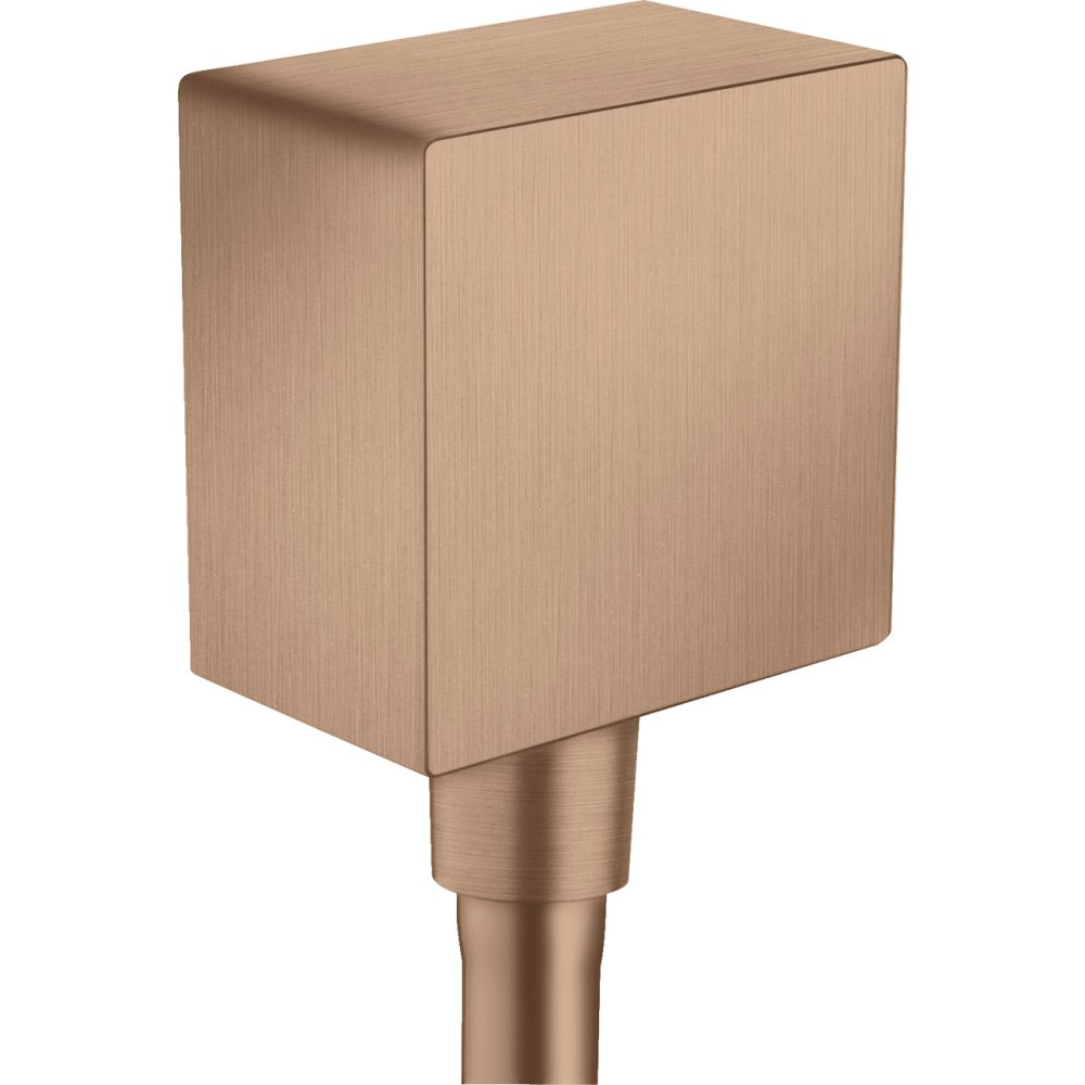 Шланговое подсоединение Axor ShowerSolutions, квадратное, 36732310, шлифованное красное золото