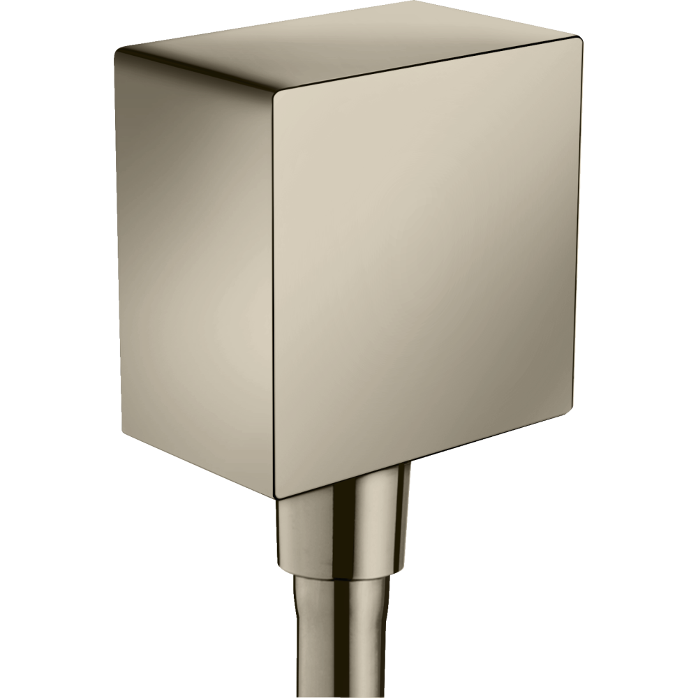 Шланговое подсоединение Axor ShowerSolutions, квадратное, 36732830, полированный никель