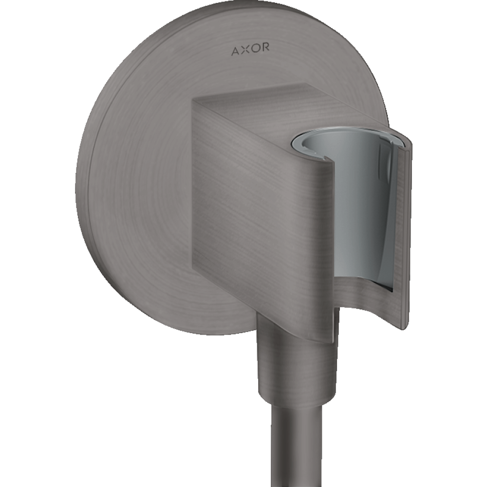 Porter-набор Axor ShowerSolutions, круглый, 36733340, шлифованный черный хром 