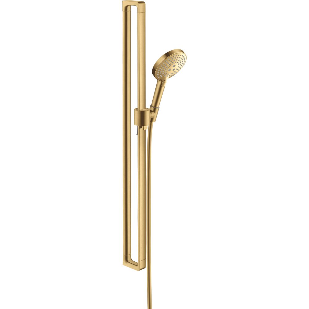 Душевой набор Axor Citterio E, 0,90 м, с ручным душем 120 3jet, 36735250, шлифованное золото