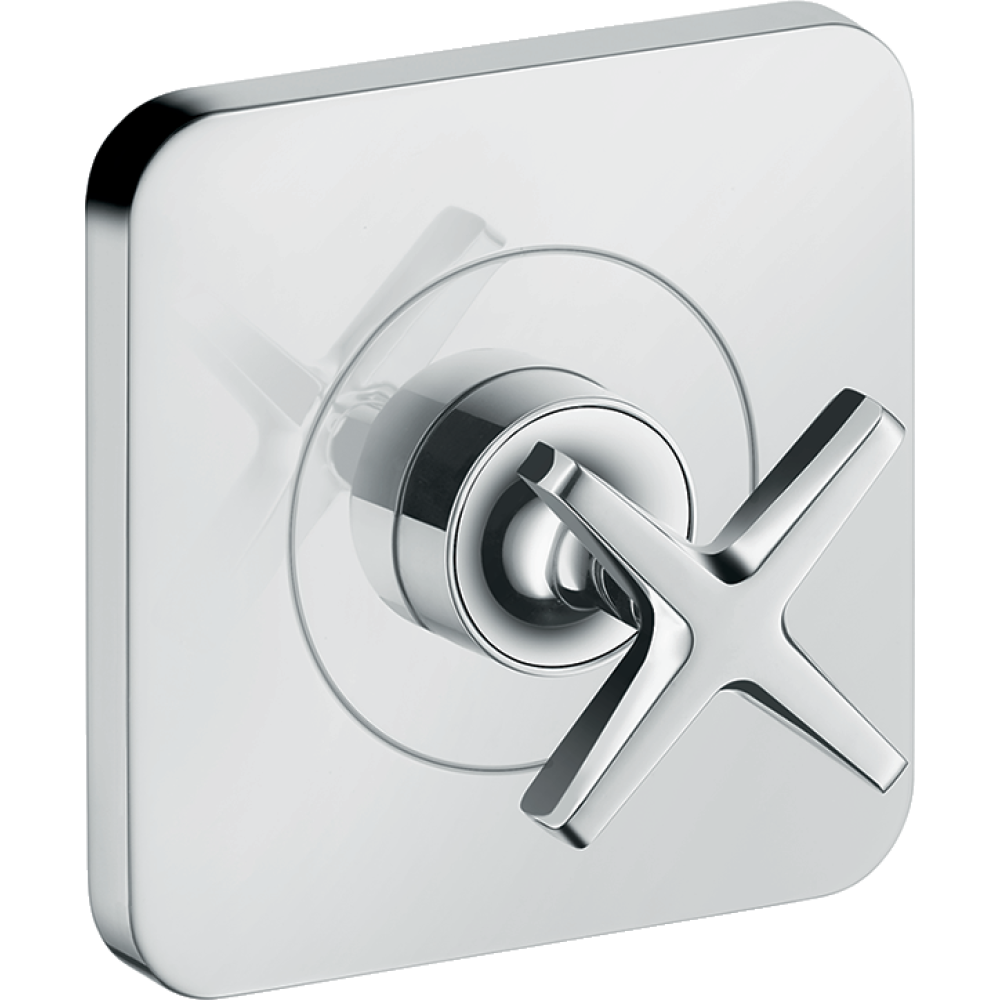 Запорный вентиль Axor Citterio E, 120/120, скрытого монтажа, 36771800, сталь