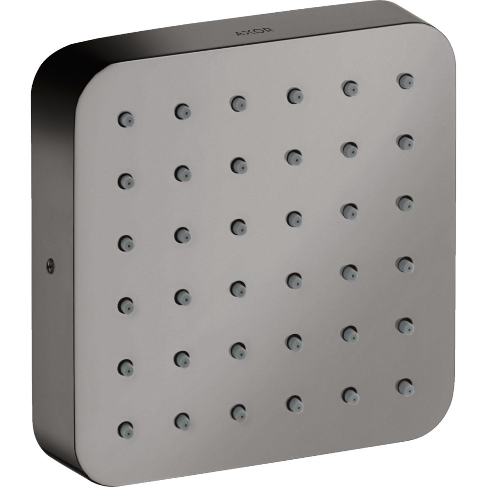 Модуль душа (верхний, боковой) Axor Citterio, 120/120, softsquare, 36822330, полированный черный хром 