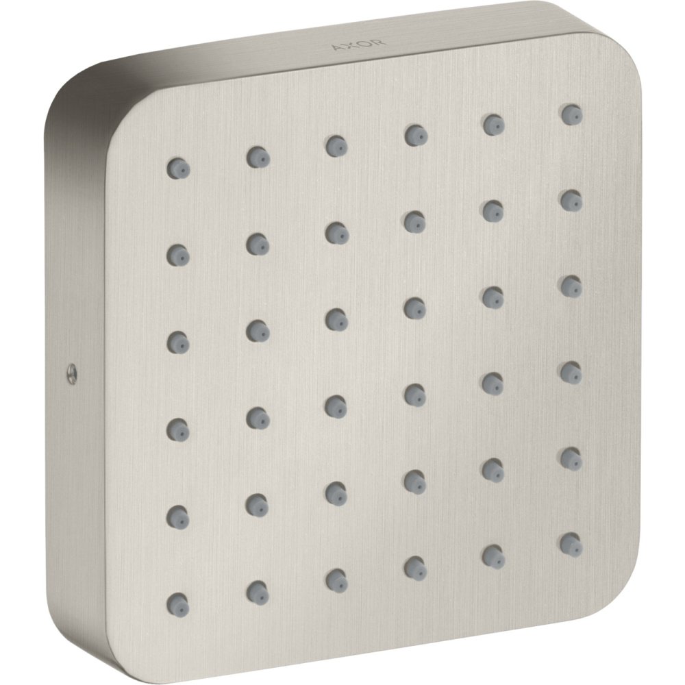 Модуль душа (верхний, боковой) Axor Citterio, 120/120, softsquare, 36822800, сталь