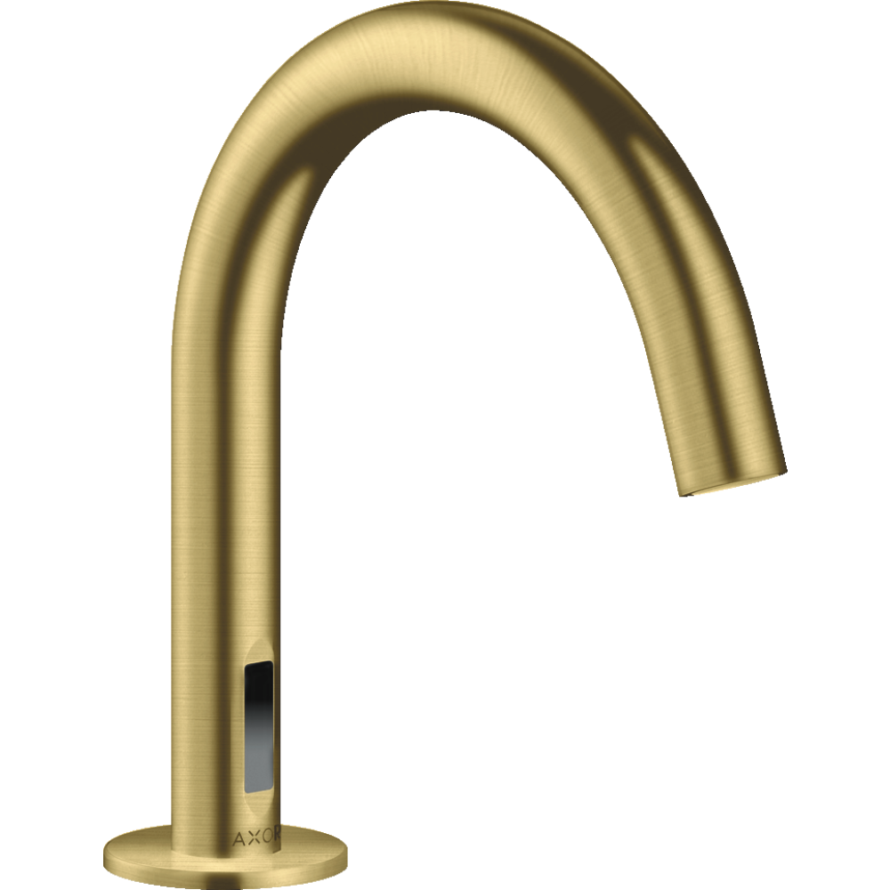 Электронный смеситель для раковины Axor Uno, с предустановкой температуры, работа от сети 230 V, 38010950, шлифованная медь