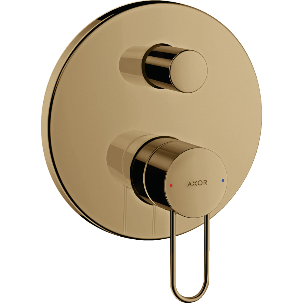 Смеситель для ванны Axor Uno, однорычажный, скрытого монтажа, с рукояткой-петлей, со встроенной защитной комбинацией EN1717