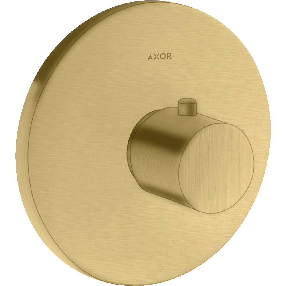Термостат Highflow Axor Uno, скрытого монтажа, 38715250, шлифованное золото