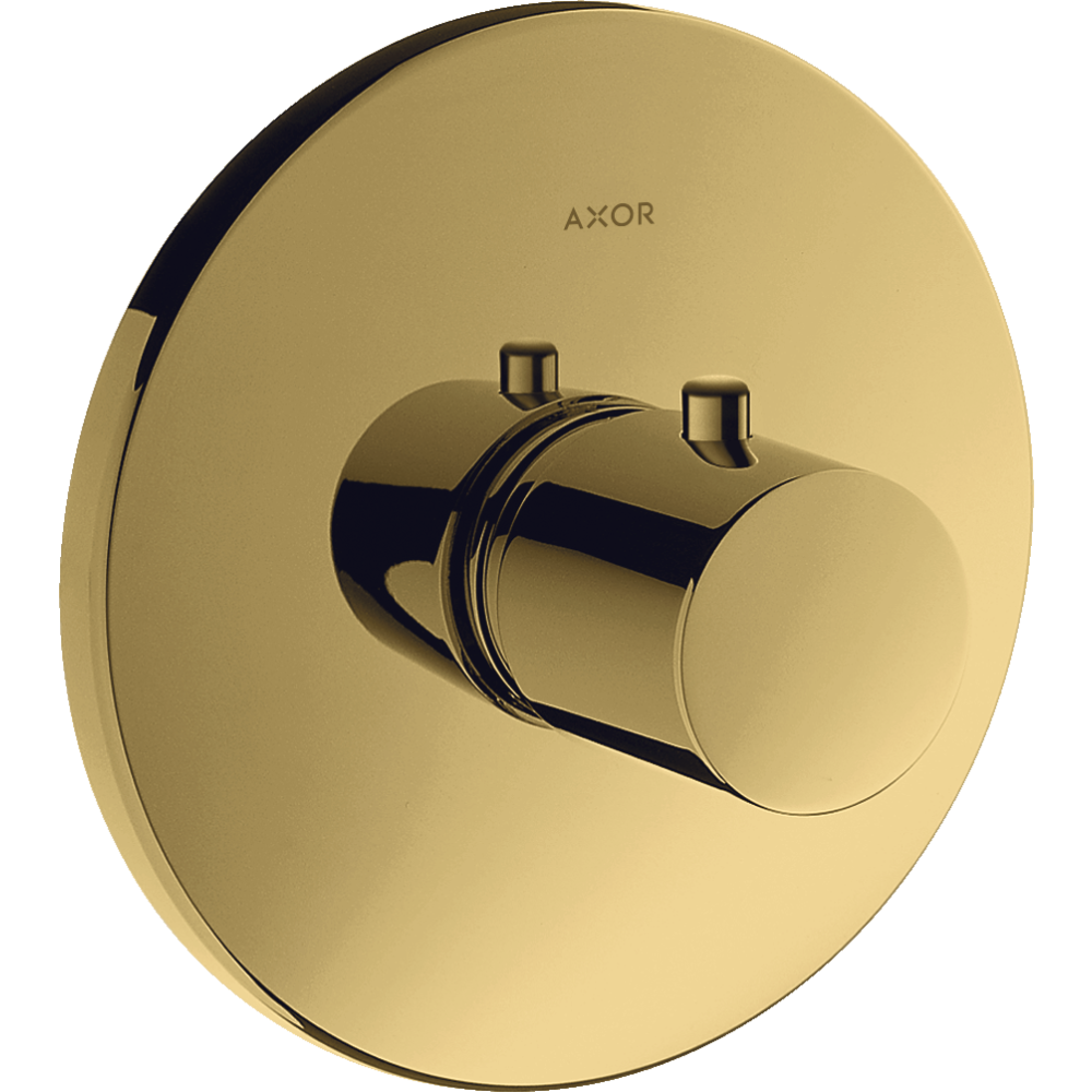 Термостат Highflow Axor Uno, скрытого монтажа, 38715990, полированное золото