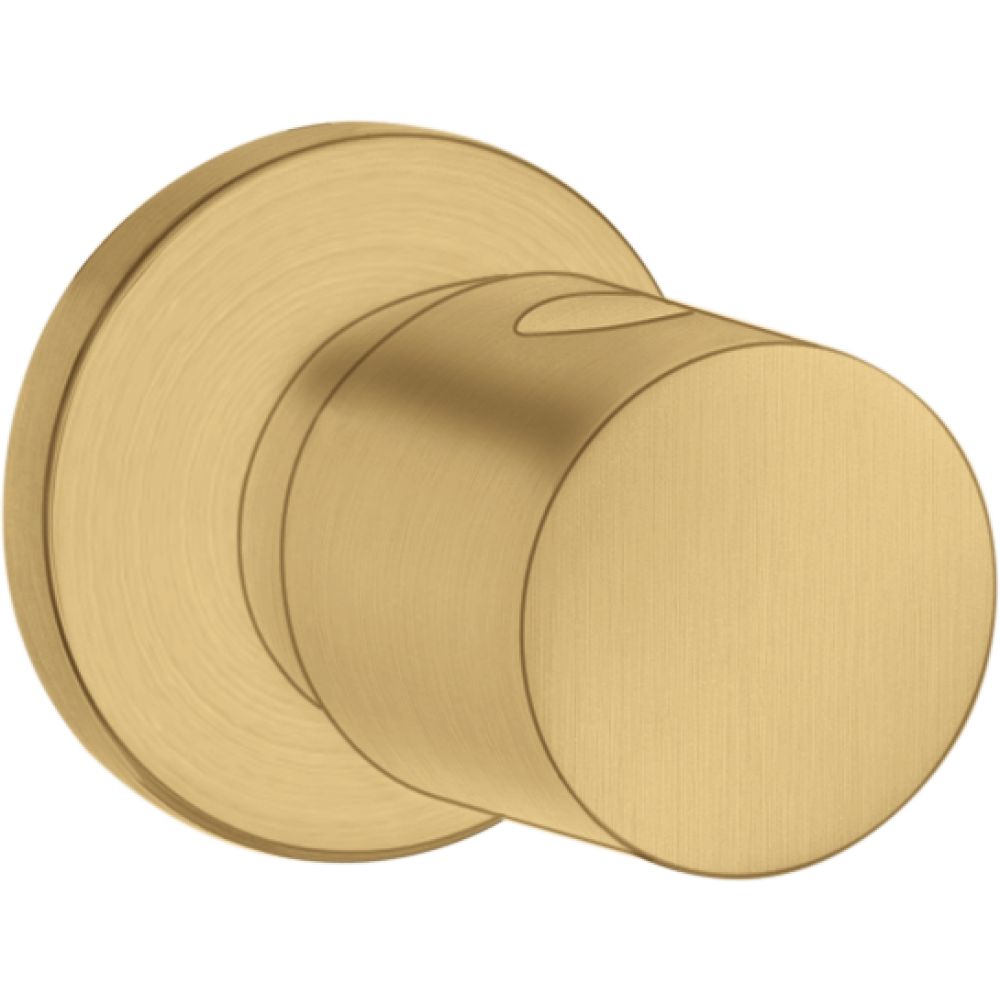  Запорный вентиль Axor Uno, скрытого монтажа, 38976250, шлифованное золото