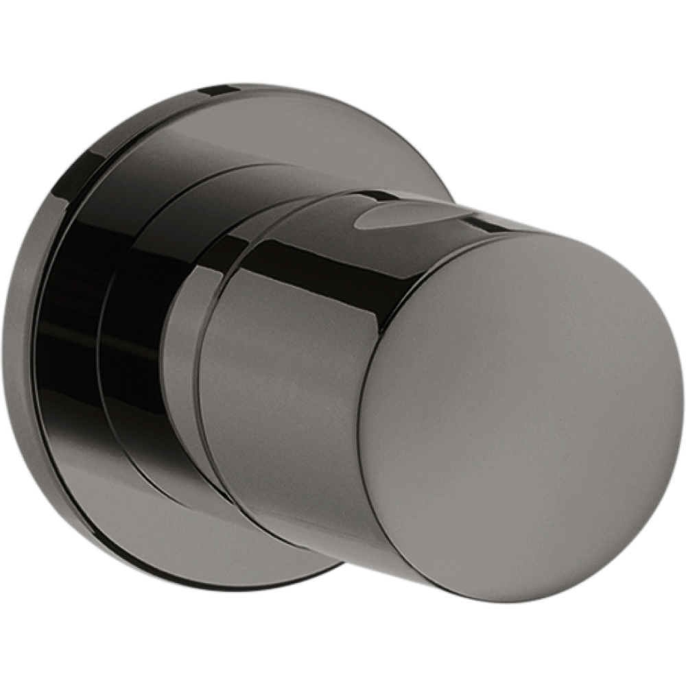  Запорный вентиль Axor Uno, скрытого монтажа, 38976330, полированный черный хром 