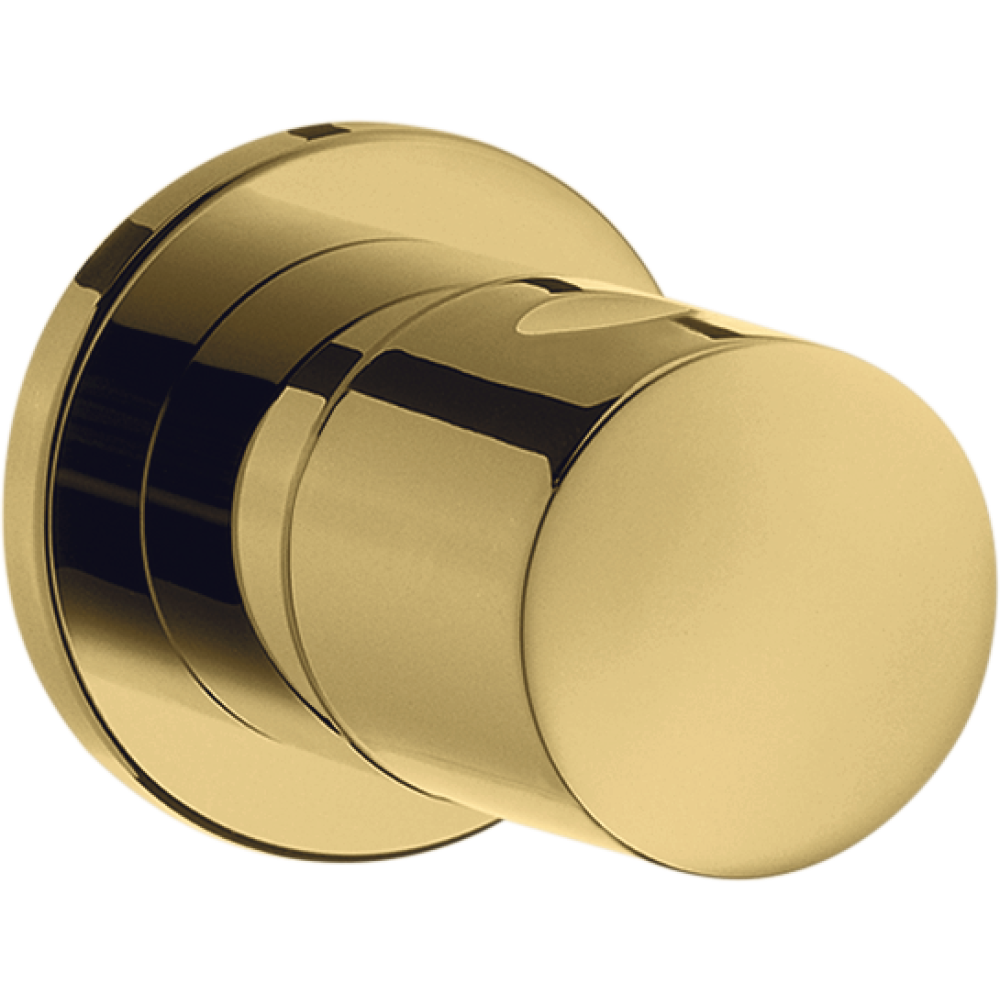  Запорный вентиль Axor Uno, скрытого монтажа, 38976990, полированное золото