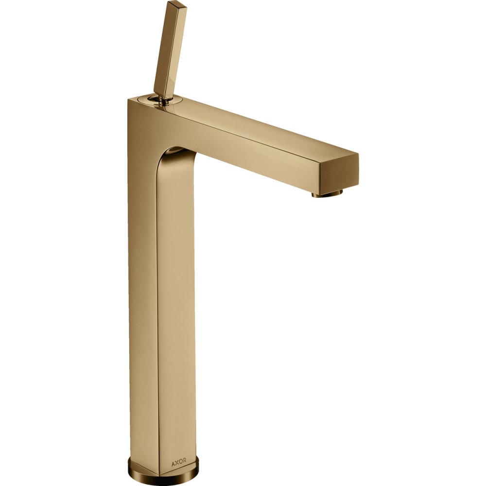 Смеситель для раковины Axor Citterio, однорычажный, 280, с тонкой рукояткой, для накладной раковины