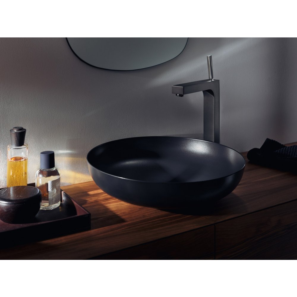 Смеситель для раковины Axor Citterio, однорычажный, 280, с тонкой рукояткой, для накладной раковины, 39020250, шлифованное золото