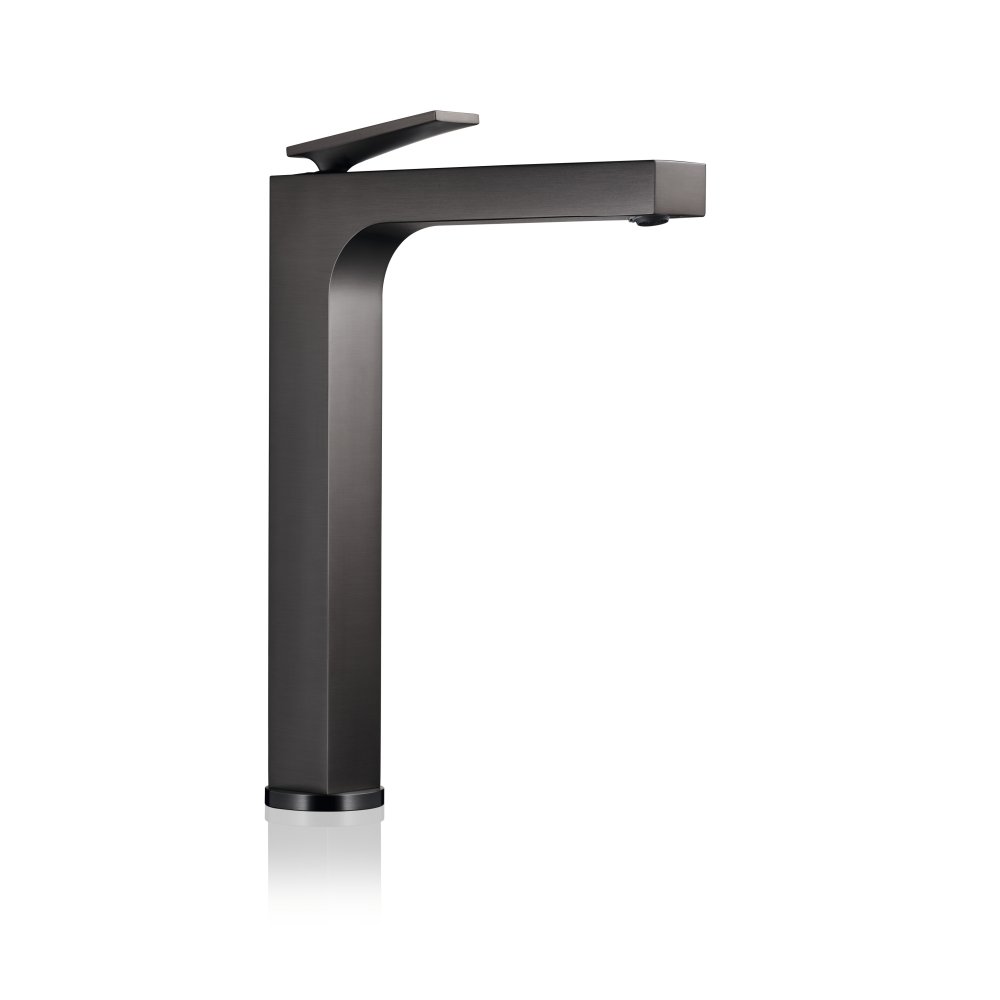 Смеситель для раковины Axor Citterio, однорычажный, 280, для накладной раковины, со сливным гарнитуром, 39021140, шлифованная бронза