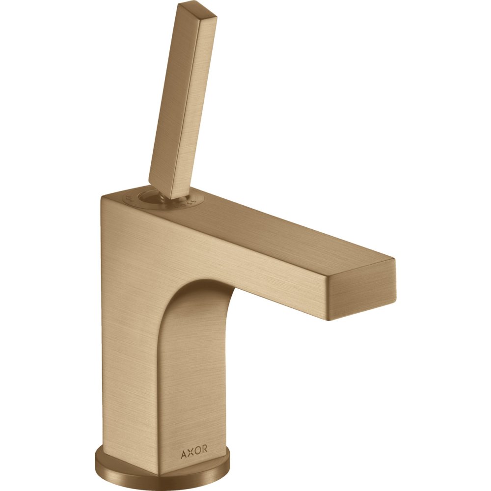Смеситель для раковины Axor Citterio, однорычажный, 90, с тонкой рукояткой, для гостевой раковины, со сливным гарнитуром