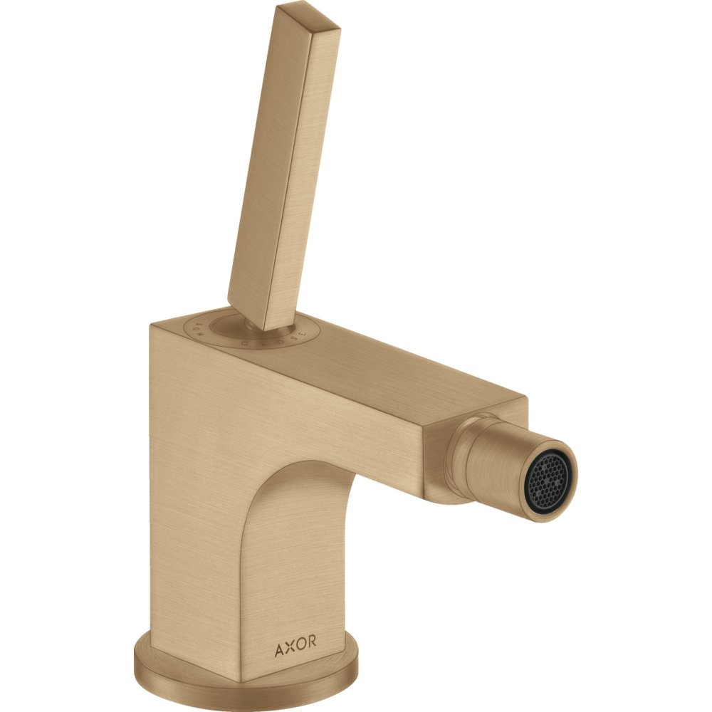 Смеситель для биде Axor Citterio, однорычажный, 39210140, шлифованная бронза