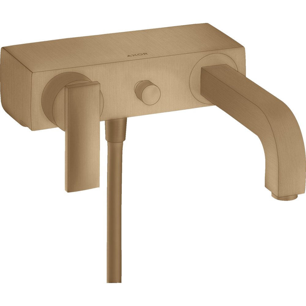 Смеситель для ванны Axor Citterio, однорычажный, внешнего монтажа, с рычажной рукояткой