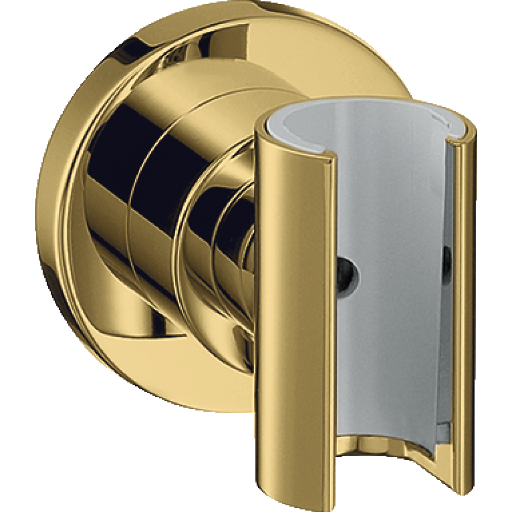 Держатель ручного душа Axor Citterio, круглый, 39525990, полированное золото