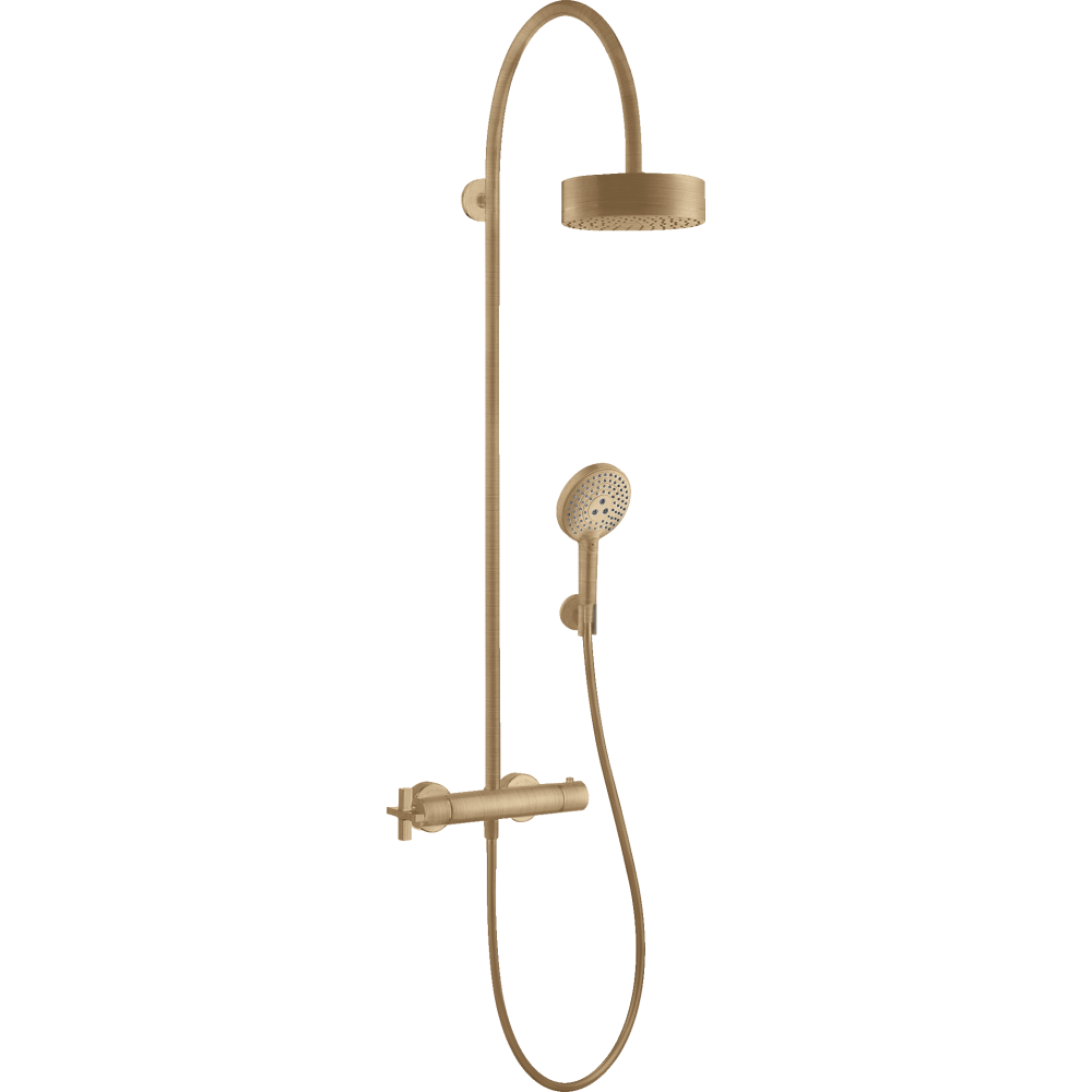Душевая система Showerpipe Axor Citterio, с термостатом и верхним душем 180 1jet