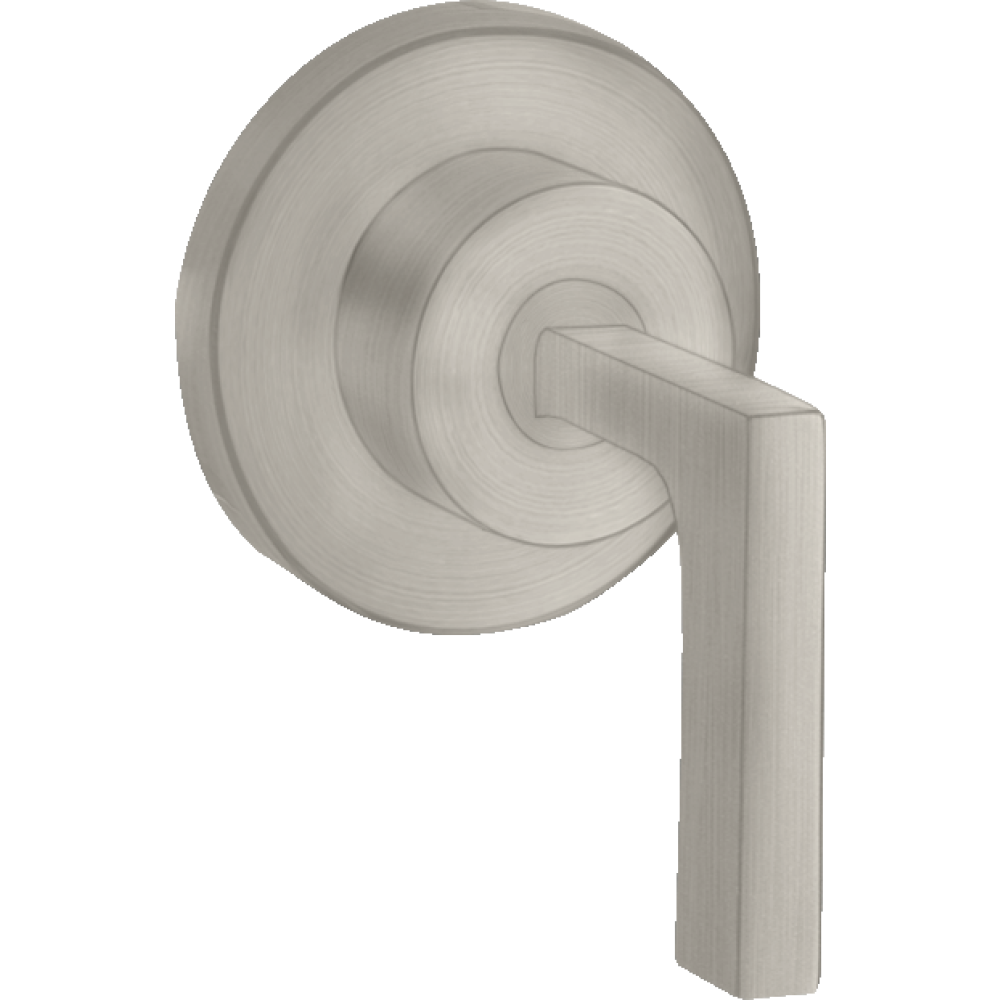 Запорный вентиль Axor Citterio, с рычаговой рукояткой, скрытого монтажа, 39960800, сталь