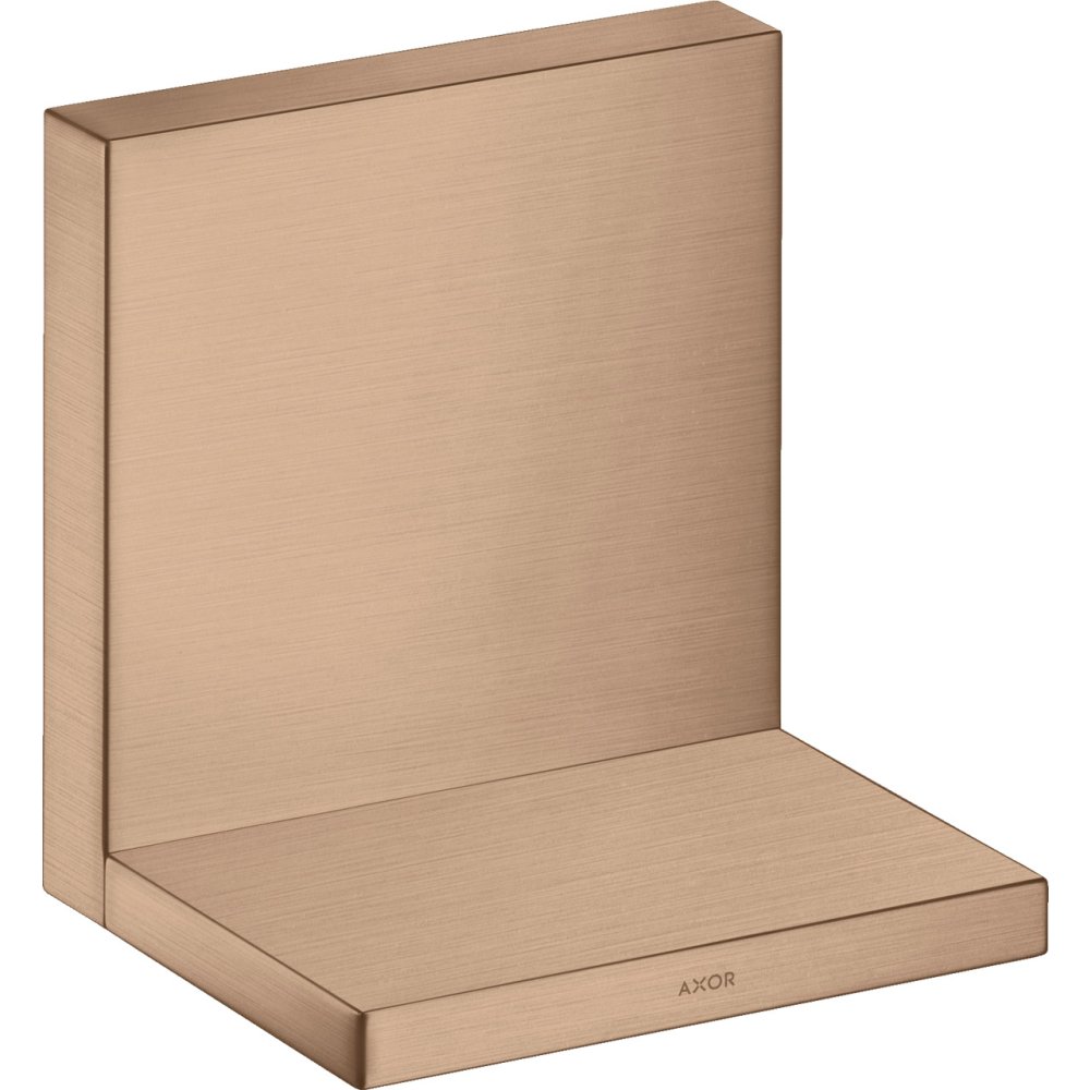 Полочка Axor ShowerSolutions, 120x120 мм, 40872310, шлифованное красное золото