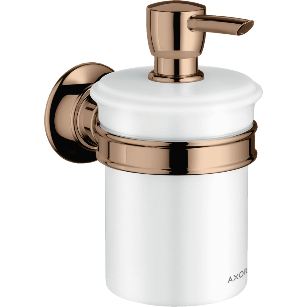 Дозатор для жидкого мыла Axor Montreux, 42019300, полированное красное золото 