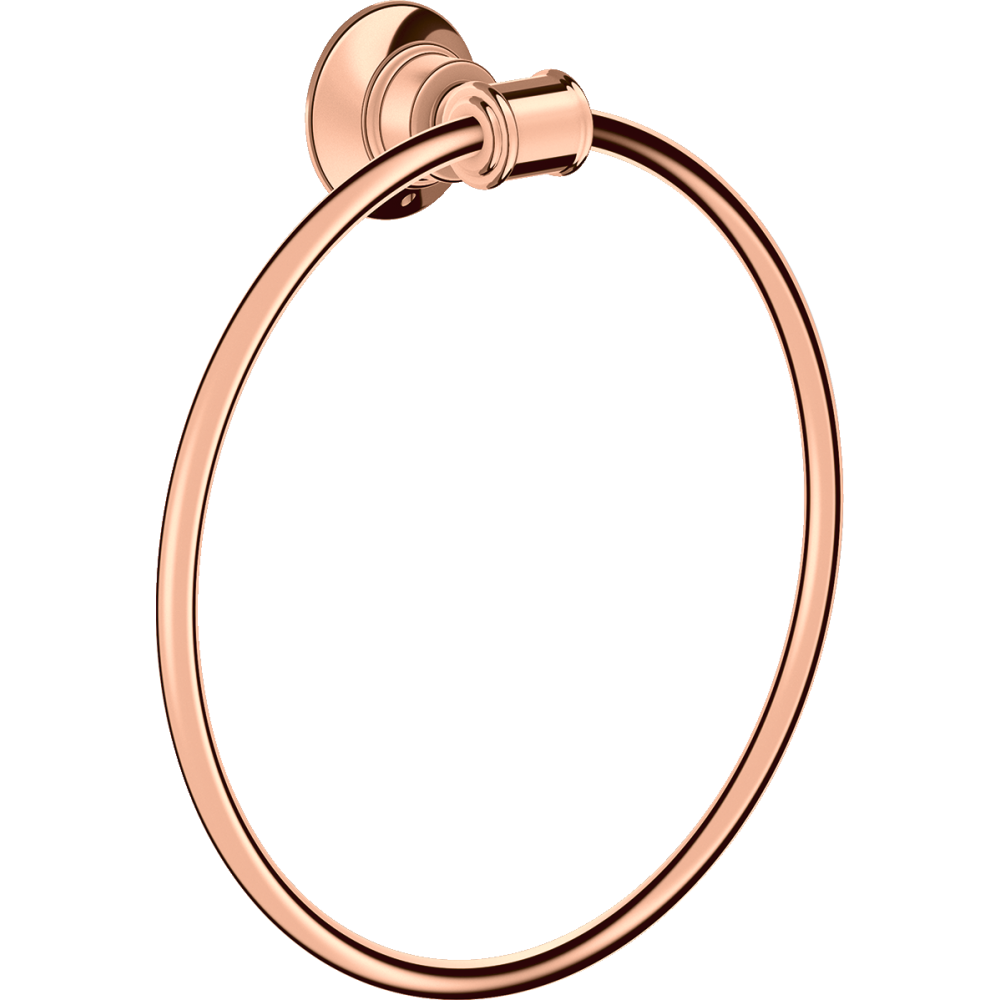 Полотенцедержатель Axor Montreux, кольцевой, 42021300, полированное красное золото 