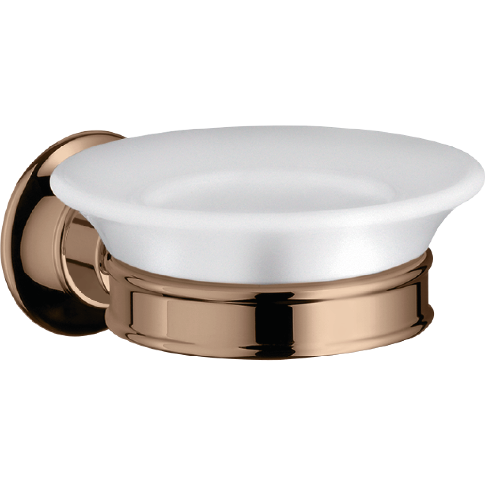 Мыльница на стену Axor Montreux, 42033300, полированное красное золото 