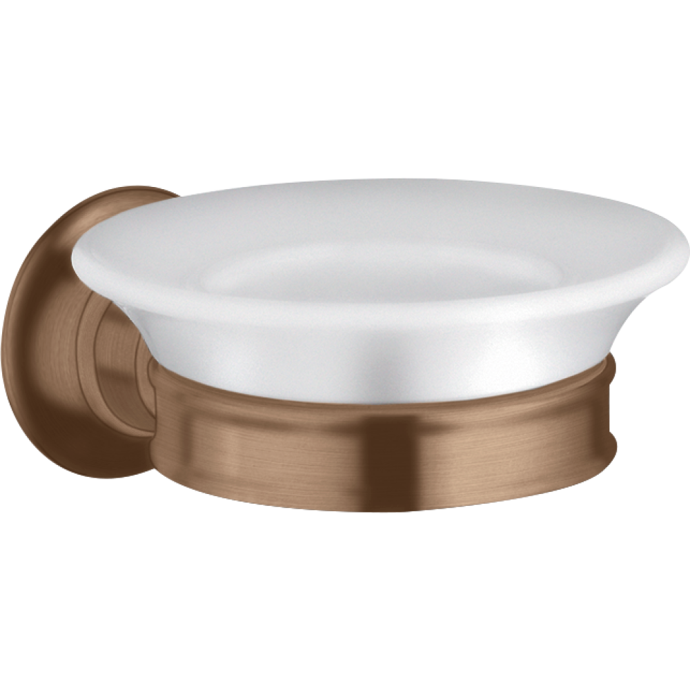 Мыльница на стену Axor Montreux, 42033310, шлифованное красное золото