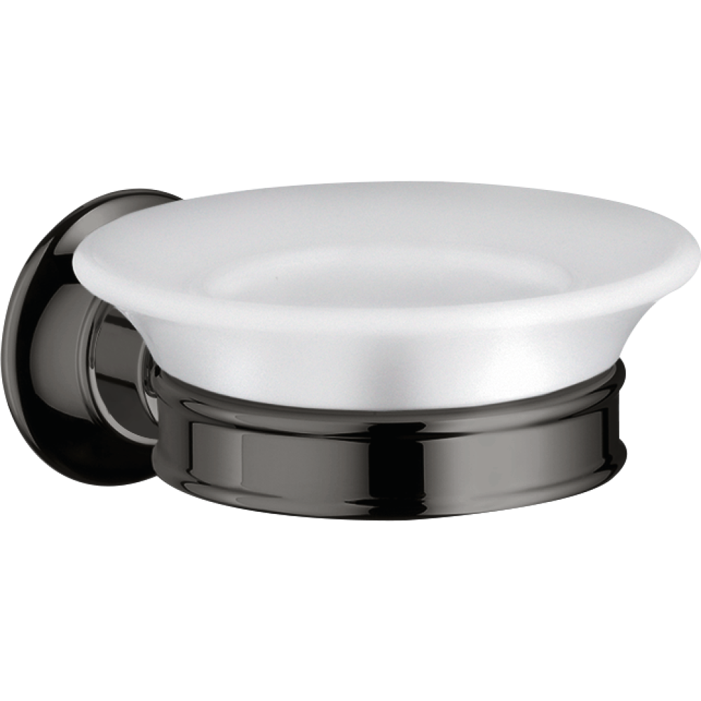 Мыльница на стену Axor Montreux, 42033330, полированный черный хром 