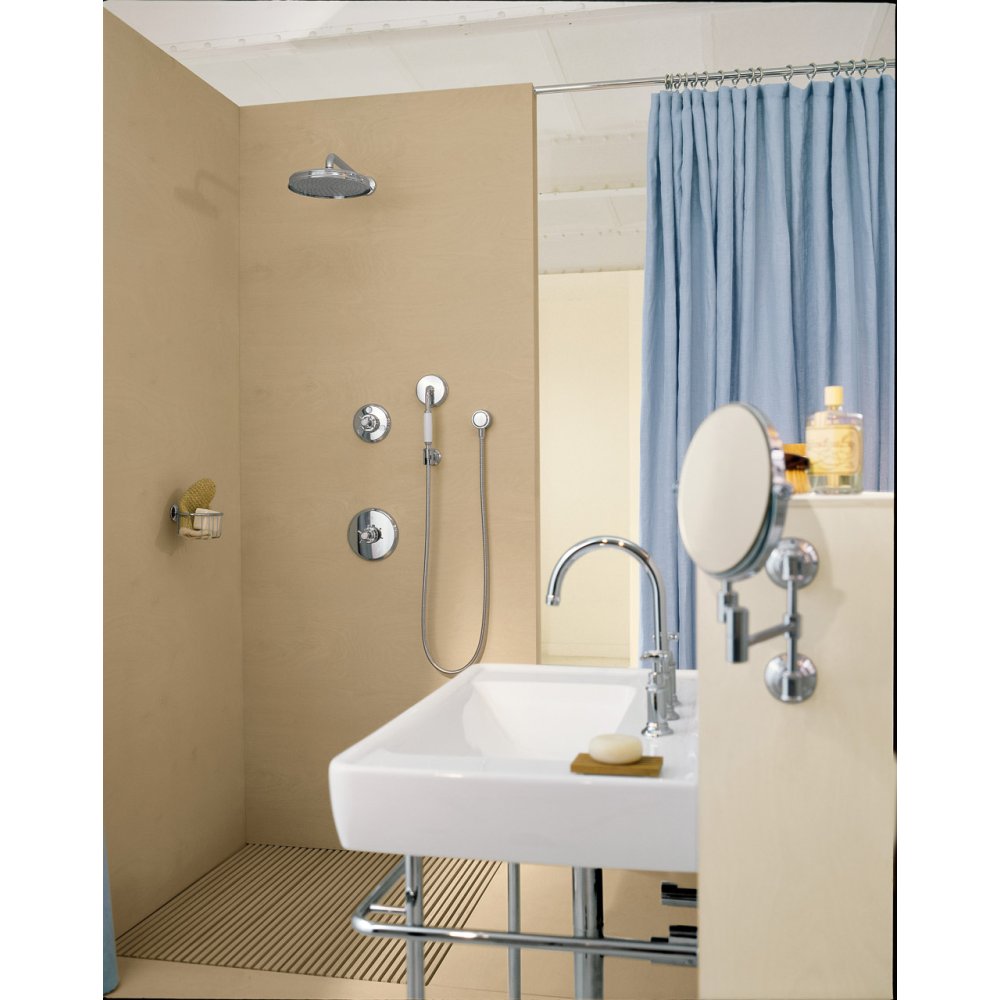 Мыльница навесная Axor Montreux, корзинка, угловая, 160/101, 42065830, полированный никель